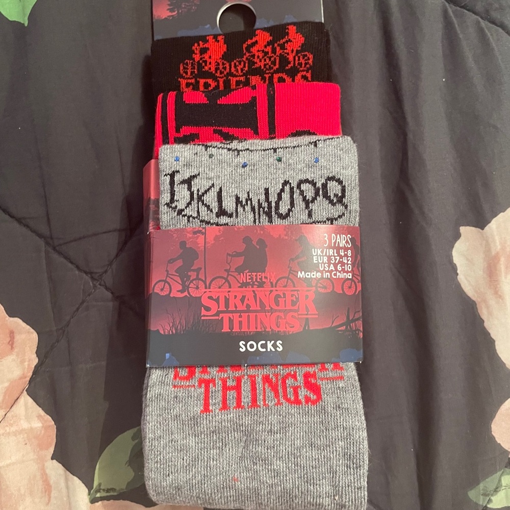 Limited Edition Stranger Things Socks
